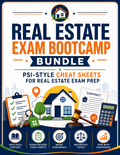 Michigan Real Estate Exam Prep Bundle | Bootcamp Study Guide + State Exam Supplement PDF