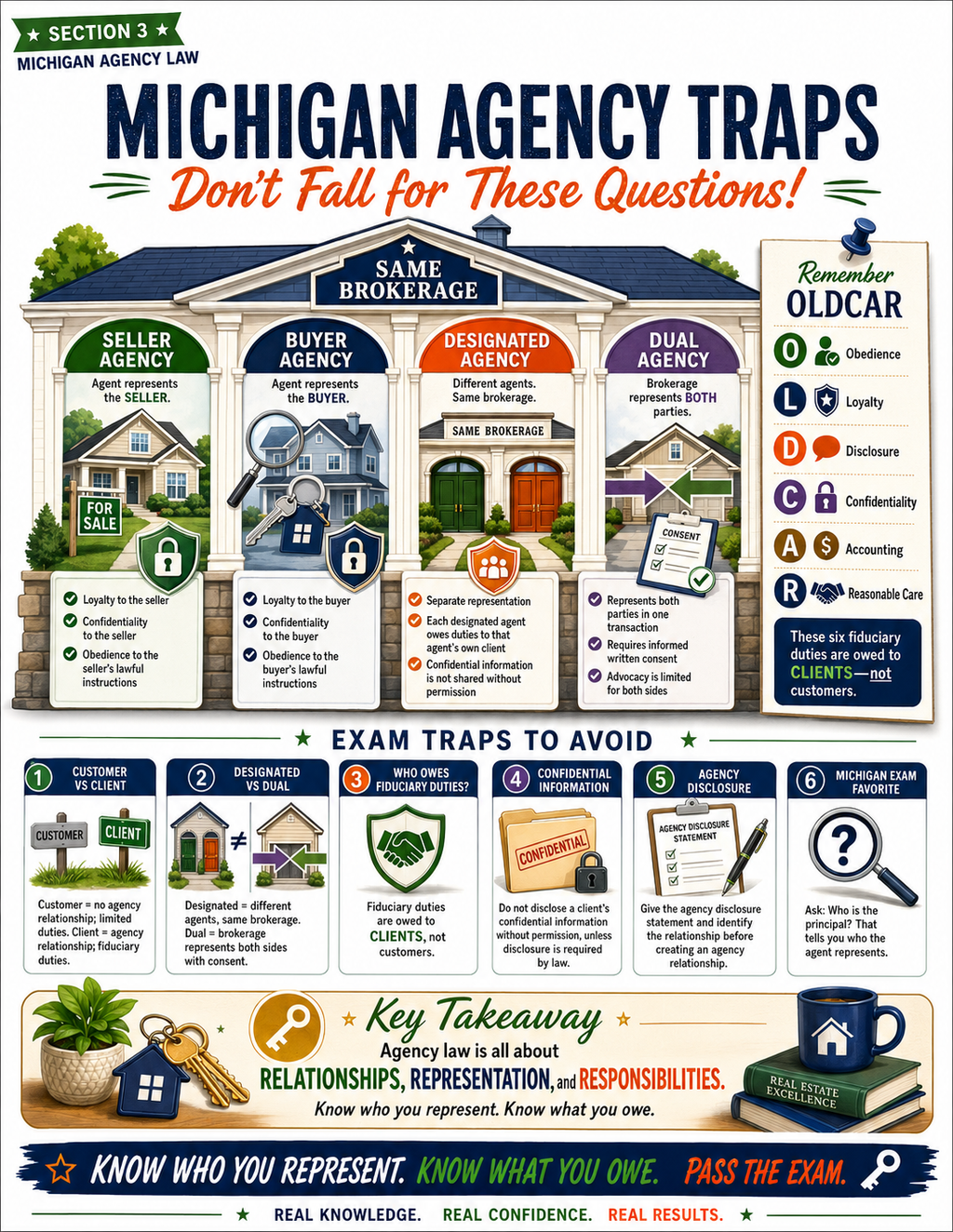 Michigan Real Estate Exam Prep Bundle | Bootcamp Study Guide + State Exam Supplement PDF