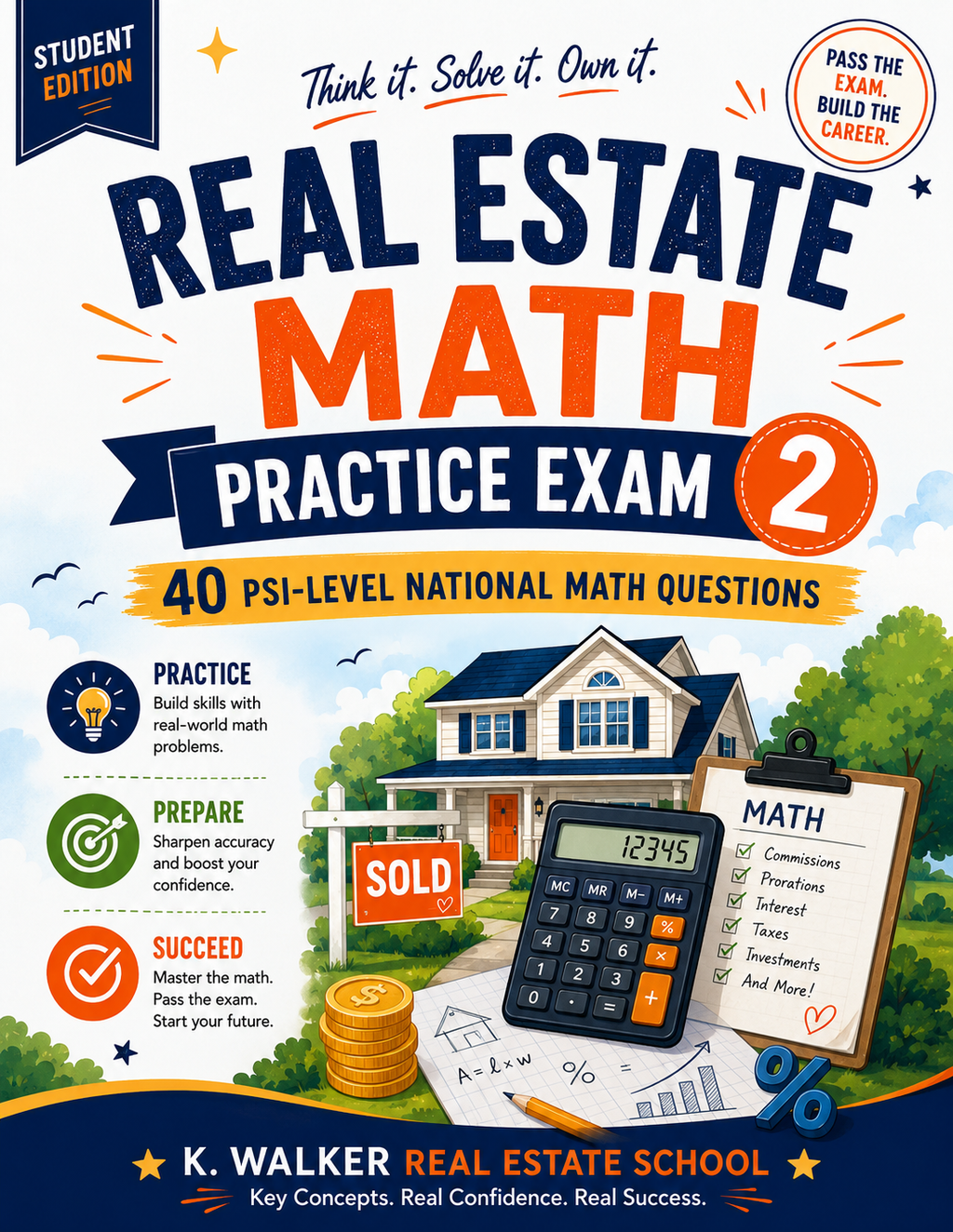 Real Estate Exam Practice Bundle | 160 PSI-Style Questions with Answer Explanations PDF