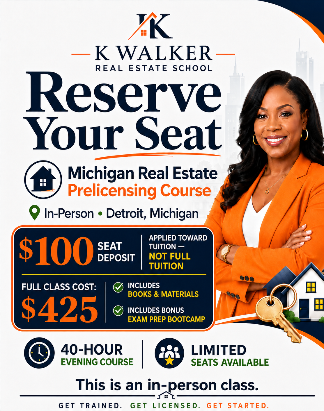 Licensed to Sell: Real Estate Pre-Licensure Course – Nov 9-20 (In-Person)