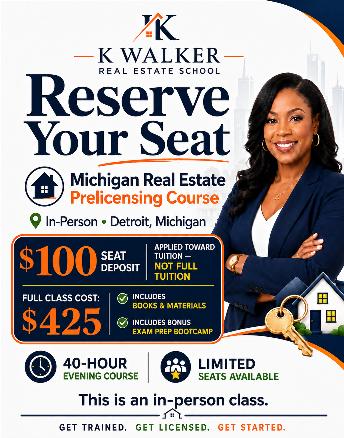Licensed to Sell: Real Estate Pre-Licensure Course – Oct 12-23 (In-Person)